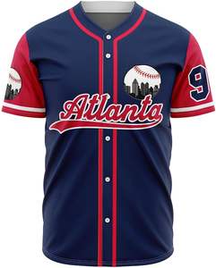 Maillots de baseball de vêtements d'équipe personnalisés légers et secs avec logo privé de taux d'usine meilleur matériel ODM service maillots de baseball - Product Image 2