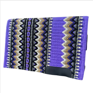 Tapis de selle Western Crystal Creek avec couverture de cheval faite à la main en mélange de couleurs uniques - Product Image 1