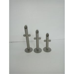 Wholesale Minimalist Matte <b>Pink</b> Iron Candle Holder Geometric Metal <b>Candlesticks</b> Wedding Party Decoration Interior Candle Stand - Product Image 2