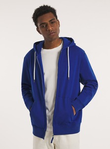 Sudadera con capucha de invierno con cremallera de algodón 100% de ajuste clásico para hombres con diseño de logotipo personalizado e impresión digital para promoción - Product Image 2