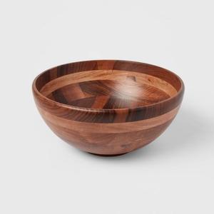 High Quality Natural Wood <b>Salad</b> <b>Bowl</b> <b>and</b> <b>Server</b> for Parties - Product Image 1