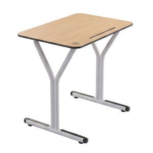 Escritorio Escolar Moderno con Silla Morada, Superficie de Madera, Diseño Duradero para Aula y Uso Comercial - Product Image 3