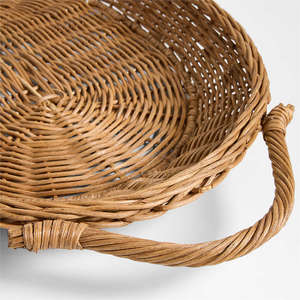 ถาดหวายสานสีน้ำตาลขนาด24 "ถาดเน้นสไตล์ - Product Image 2