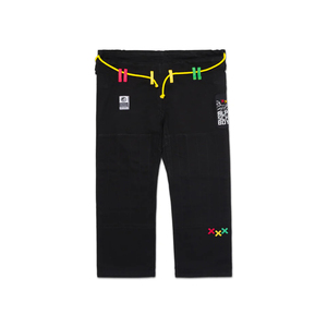 Uniforme de Jiu Jitsu Negro Elástico, Duradero y Cómodo, 100% Algodón, 2026 - Product Image 3