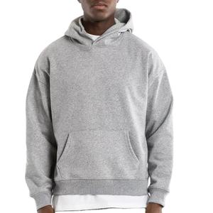 เสื้อฮู้ดโอเวอร์ไซส์เปิดไหล่สำหรับผู้ชาย, เสื้อกันหนาวลำลองมีฮู้ดเสื้อฝึกกีฬาสวมใส่แบบสวมศีรษะแนวสตรีท - Product Image 3