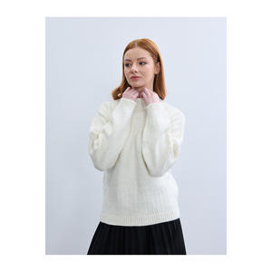 เสื้อสเวตเตอร์คอเต่าครึ่งตัวแบบพื้นฐาน - Product Image 2