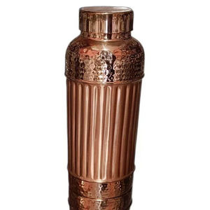 Botella de cobre con diseños personalizados, botella de agua potable saludable para gimnasio deportivo, centro de yoga, fabricantes de botellas de agua de cobre puro - Product Image 4