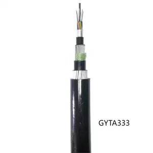 Onderwater Dubbele Gepantserde Glasvezelkabel G652d G653a 2/4/8/12/24/48/72/96/144 Kern Optische Kabel