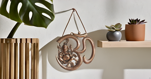 Tenture murale en métal du seigneur Ganesha Showpiece Best For Home Decor Idéal pour les cadeaux - Product Image 3