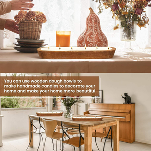 Ensemble de bol et spatule cosmétique en bois massif, léger, écologique, poli, avec logo personnalisé, pour crème faciale de spa, avec cuillère - Product Image 6