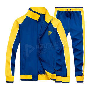 Chándal activo de algodón/poliéster antiarrugas transpirable personalizable de alta calidad para hombre para la temporada de primavera - Product Image 1