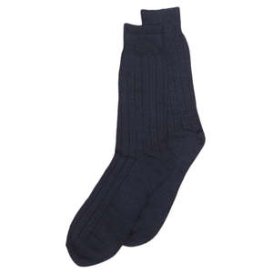 Men's <b>Socks</b> - Navy Blue - Product Image 1