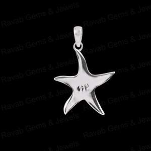 Composants de bijoux DIY en argent sterling 925 de qualité supérieure, pendentif demi-serti en forme d'étoile de mer de 18 mm pour résine de cendres ou lait maternel - Product Image 2