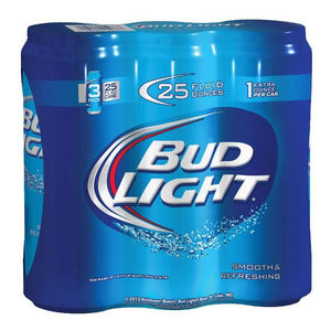 Cerveza Premium Bud Light en Latas de 355ml, Paquete de 24 Unidades, con 110 Calorías por Lata, Opción Baja en Calorías para Quienes Controlan su Peso - Product Image 1