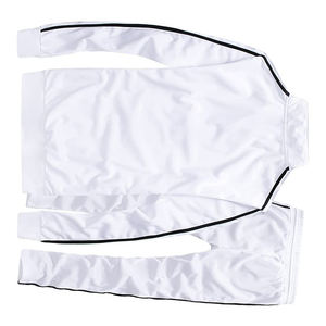 Chándal de jogging transpirable ligero con capucha y cordón para hombre de alta calidad 100% algodón sólido traje deportivo de invierno contraste - Product Image 5