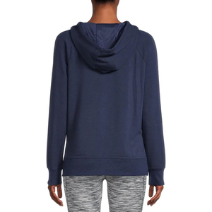 Sudaderas con Capucha Casuales para Mujer al por Mayor, Sudaderas de Felpa Personalizadas con Mangas Raglán, Sudadera con Capucha Bordada para Mujer - Product Image 2