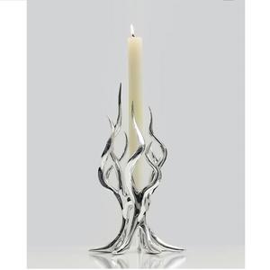 Bougeoir en métal finition antique bougeoir pour éclairage et décoration de la maison ensemble bougeoir décoratif élégant - Product Image 5