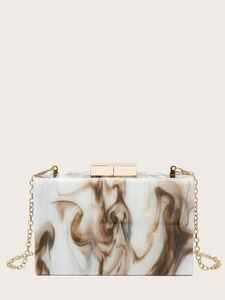 กระเป๋าคลัทช์เรซินทรงเรขาคณิตที่ทันสมัยสำหรับผู้หญิงอุปกรณ์เสริมที่ทันสมัยสำหรับโปรโมชั่นกระเป๋า - Product Image 2