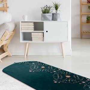 Cadeau du Ramadan Tapis de Prière Islamique Intérieur Antidérapant Haute Qualité 60x120cm Floral TAKVA EasiClean Intérieur Royal Collection Tapis de Prière - Product Image 4