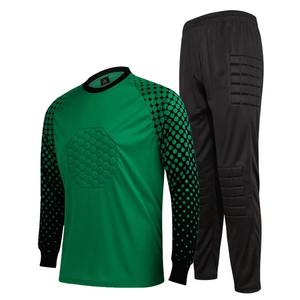 Conjunto de entrenamiento de fútbol de portero, pantalones cortos de sublimación, conjunto de Jersey, ropa deportiva de manga larga para niños y adultos, logotipo personalizado - Product Image 1
