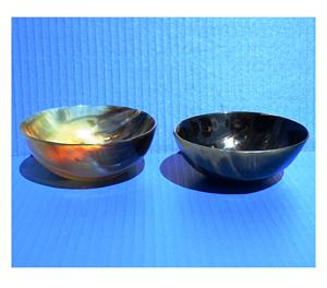 Cuenco de cuerno Cuerno de búfalo natural Rústico Moderno Oval Formas redondas Cuerno Plato de afeitar - Product Image 4