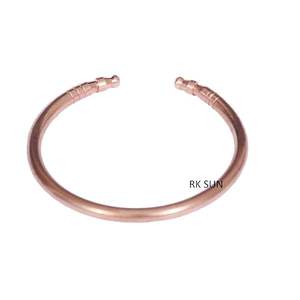 Boutons de manchette en cuivre faits à la main de haute qualité avec finition bicolore pour tenue de travail au prix de gros - Product Image 3