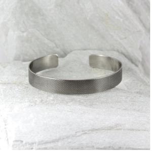 2026 Australia wedding Silver gemstone Cuff Wide Crumpled Antique Silver Plated <b>Metal</b> Long Cuff jewelry Colorful <b>Bracelet</b> - Product Image 3