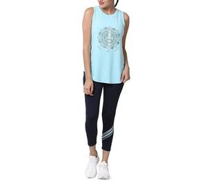Ventas al por mayor diseño personalizado sublimación impresa manga corta entrenamiento deportes mujeres Yoga camisetas sin mangas transpirable 2025 personalizado - Product Image 3