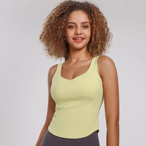 Vêtements de sport pour femmes Slim Running Absorbant la sueur Vêtements de yoga maigres Vêtements à séchage rapide T-shirt à manches courtes - Product Image 2
