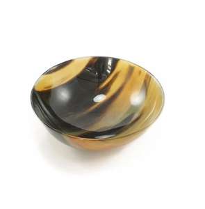 Tazón de Servir de Cuerno de Búfalo Natural de Alta Calidad, Hecho a Mano, Ecológico, para Camping, Axiom Home Accents - Product Image 2