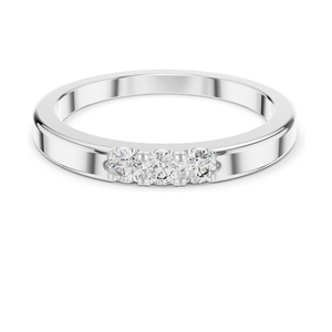 Bague en diamant de laboratoire 0,195 CT pour femme, clarté VVS-VS EF, disponible en or 18 carats, 14 carats, 10 carats et argent 925, rose, jaune, blanc - Product Image 3