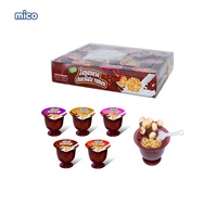 Sauce sucrée avec des biscuits croustillants Trempette à la crème au chocolat Cookie Cups