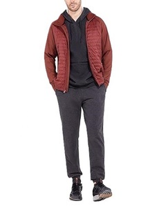 เสื้อแจ็คเก็ตวิ่งคุณภาพสูง น้ำหนักเบา อุ่นสบาย แจ็คเก็ตพัฟเฟอร์แบบไฮบริด เสื้อโค้ทกันหนาว - Product Image 2