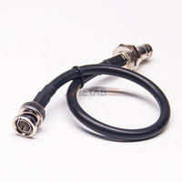 Câble BNC 75 Ohm RG59, fil coaxial, connecteur BNC mâle vers femelle, câble d'extension vidéo RF pour système de surveillance CCTV