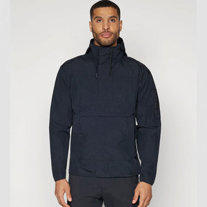 OEM Men Waterproof Jackets Outdoor Windbreaker Hooded <b>Coats</b> Jacket Running Custom Quarter Zipper Sports Jacket - Product Image 3