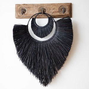 Artesanías colgantes de rafia de hierba marina tejidas a mano, decoración de interiores para el hogar, tapices de pared de paja de hierba marina - Product Image 5