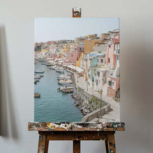 Cuadro Decorativo para Pared, Isla de Procida, Cautivador Paisaje Costero - Product Image 3