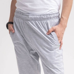 Men's Cotton Jersey Lounge <b>Pants</b> Lightweight Straight Leg Sweatpants Drawstring Casual Athleisure Trousers - Product Image 6