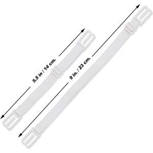 Razor - Clips para tirantes de sujetador para mujer, tamaño mediano, invisibles, de nailon y spandex, clásicos, para uso diario - Product Image 1