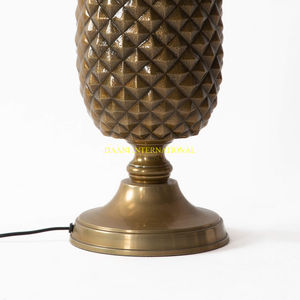 Aluminum Antique Pineapple Table Lamp With <b>Shade</b> Tropical Decorative Lighting For Living Room <b>Bedroom</b> Side Table <b>Light</b> And Lamps - Product Image 4
