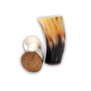 Verre à boisson en corne de buffle |   Gobelet à boire en corne fait à la main rustique - Product Image 3