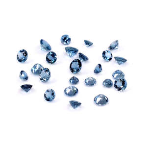 Aguamarina Natural de Grado AAA, Corte Brillante, Calibrada, 3mm y 4mm, Azul Claro, Piedra Preciosa Suelta, Certificada por IGI, Pulida - Product Image 2