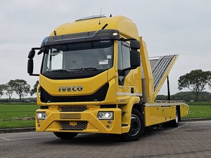 Camión de Transporte de Autos Iveco 120E28 EuroCargo Usado 2020, Camión de Remolque de Plataforma Plana, Remolques, Plataforma Hidráulica, Camión de Entrega de Autos - Product Image 1