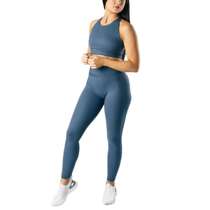 เลกกิ้งกีฬาดันทรงทำจากไนลอนสแปนเด็กซ์สำหรับเล่นโยคะของผู้หญิงออกแบบได้ตามต้องการมีโลโก้ - Product Image 2