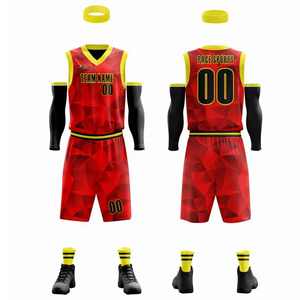 Uniformes de basket-ball personnalisables pour hommes, dernière conception avec services OEM de grande taille, impression par sublimation, vêtements d'équipe pour adultes - Product Image 6