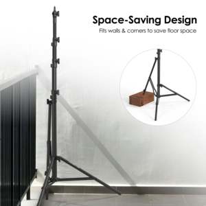 LT30 Black Light Stand Corner Version-Aluminium - Product Image 3