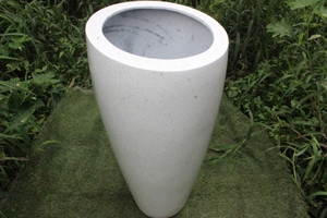 Macetas de diseño punteado con acabado mate blanco a granel OEM al mejor precio, maceta para el hogar, jardín, oficina, centro comercial, decoración, aplicación al aire libre - Product Image 3