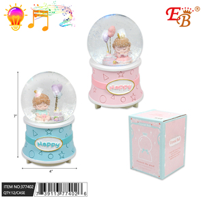 12 pz/Cs 4 \ "X7 \" buon compleanno sfera di cristallo con luci e decorazioni per feste di compleanno - Product Image 1
