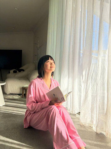 Quality Fabric Organic Sleepwear Women Pajama Set With Full Pants Suitable For OEM ODM Customization From Viet Nam - Product Image 4