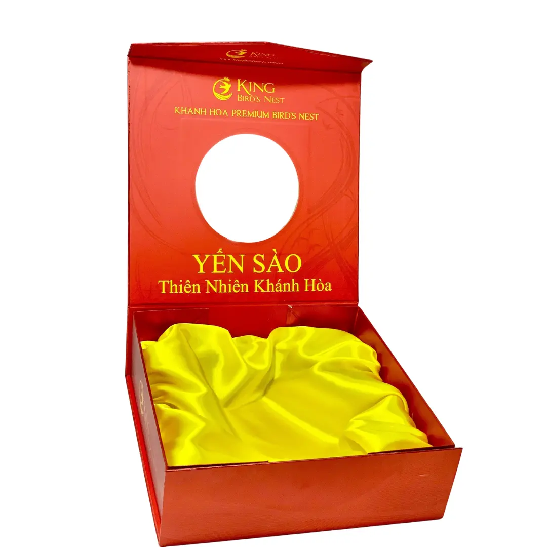 صندوق هدايا مخصص منتجات الرعاية الصحية صندوق هدايا كوبيلوز ريشة الطيور صندوق تعبئة ريشة الطيور الورقي من مصنع في فيتنام